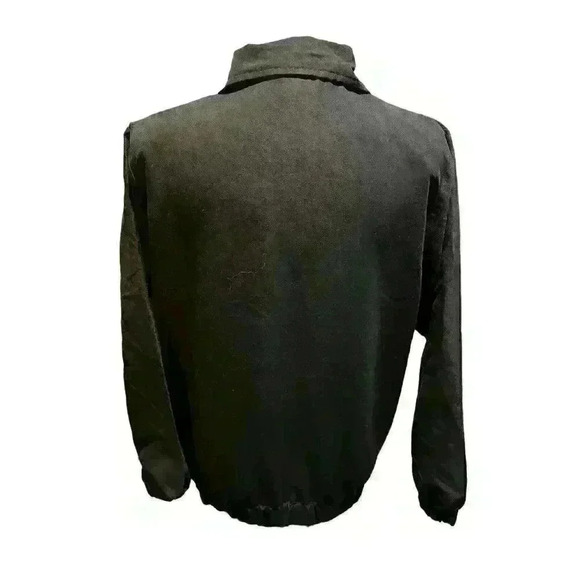 K.T. Golf by Keneth Tool Petite Small Women's Black Zip Up Jacket Windbreaker - Picture 9 of 10